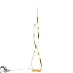 Paul Neuhaus Led-Stehlampen|Stehlampen*Design Stehleuchte gold inkl. LED und Dimmer - Belinda