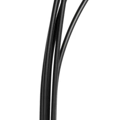 QAZQA Schlafzimmerlampen|Küchenlampen*Design Stehleuchte schwarz inkl. LED 5-flammig - Sixties Trento