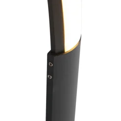 QAZQA Schlafzimmerlampen|Esszimmerlampen*Design Stehleuchte schwarz inkl. LED und Dimmer - Twisted