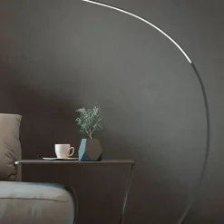 Trio Leuchten Led-Stehlampen|Stehlampen*Design Stehleuchte schwarz inkl. LED dimmbar - Dina