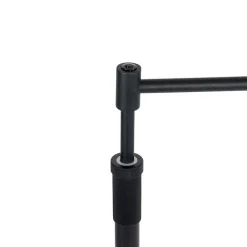 QAZQA Schlafzimmerlampen|Esszimmerlampen*Design Stehleuchte schwarz inkl. LED mit Touch Dimmer - Notia