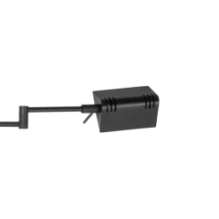 QAZQA Schlafzimmerlampen|Esszimmerlampen*Design Stehleuchte schwarz inkl. LED mit Touch Dimmer - Notia