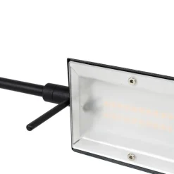 QAZQA Schlafzimmerlampen|Esszimmerlampen*Design Stehleuchte schwarz inkl. LED mit Touch Dimmer - Notia