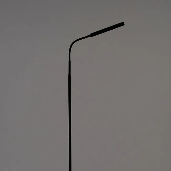 QAZQA Schlafzimmerlampen|Küchenlampen*Design Stehleuchte schwarz inkl. LED mit Touchdimmer - Palka