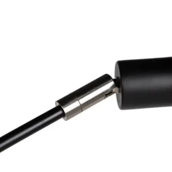 QAZQA Esszimmerlampen|Wohnzimmerlampen*Design Stehleuchte schwarz 5-Licht - Sixties