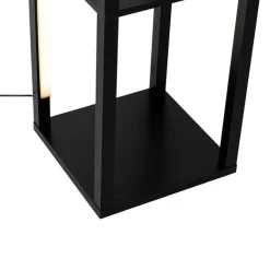 QAZQA Led-Stehlampen|Stehlampen*Design Stehleuchte schwarz inkl. LED 3 Stufen dimmbar - Tianna