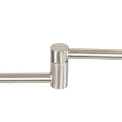 QAZQA Schlafzimmerlampen|Küchenlampen*Design Stehleuchte Stahl inkl. LED mit Touch Dimmer - Notia