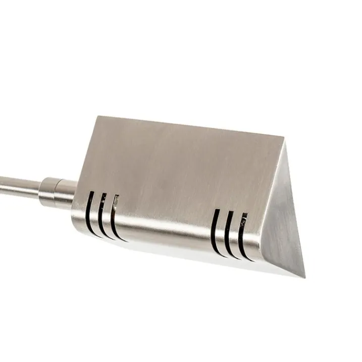 QAZQA Schlafzimmerlampen|Küchenlampen*Design Stehleuchte Stahl inkl. LED mit Touch Dimmer - Notia