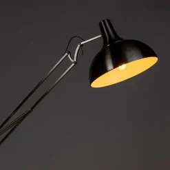 QAZQA Wohnzimmerlampen|Schlafzimmerlampen*Design Stehleuchte Stahl Verstellbar - Hobby