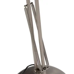 QAZQA Wohnzimmerlampen|Schlafzimmerlampen*Design Stehleuchte Stahl Verstellbar - Hobby