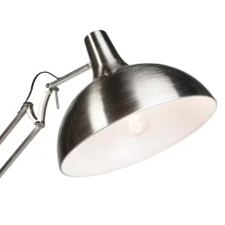 QAZQA Wohnzimmerlampen|Schlafzimmerlampen*Design Stehleuchte Stahl Verstellbar - Hobby