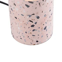 QAZQA Schlafzimmerlampen|Küchenlampen*Design Tischlampe rosa Granit - Baranda