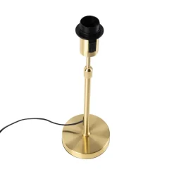 QAZQA Küchenlampen|Leuchten Ohne Schirm*Design Tischleuchte Gold Verstellbar - Parte