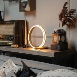 QAZQA Led-Tischleuchten|Tischlampen*Design Tischleuchte Messing inkl. LED 3-stufig dimmbar - Navara