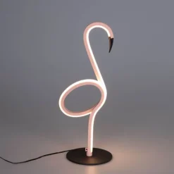 Trio Leuchten Led-Tischleuchten|Tischlampen*Design Tischleuchte Pink inkl. LED - Ingo