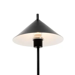 QAZQA Küchenlampen|Tischlampen*Design Tischleuchte schwarz - Triangolo