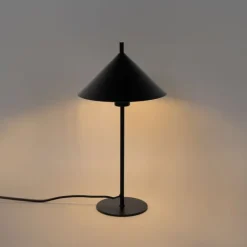 QAZQA Küchenlampen|Tischlampen*Design Tischleuchte schwarz - Triangolo