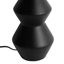 QAZQA Tischlampen|Wohnzimmerlampen*Design Tischleuchte schwarzer Samt-Schirm grün mit Gold 35 cm - Alisia