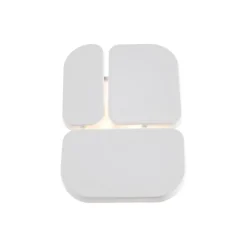 QAZQA Wandleuchten|Wohnzimmerlampen*Design Wall Lamp White 3-Lights - Planes