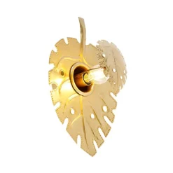 QAZQA Wandleuchten|Wohnzimmerlampen*Design Wandleuchte Antik Gold - Carballo