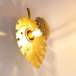 QAZQA Wandleuchten|Wohnzimmerlampen*Design Wandleuchte Antik Gold - Carballo