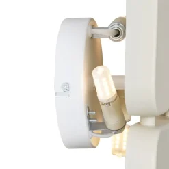 QAZQA Küchenlampen|Wandleuchten*Design Wandleuchte Beige 3-flammig - Planes