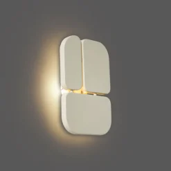 QAZQA Küchenlampen|Wandleuchten*Design Wandleuchte Beige 3-flammig - Planes