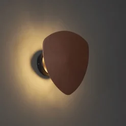 QAZQA Wandleuchten|Wohnzimmerlampen*Design Wandleuchte Bronze Organisch 20 cm 2-Lichter - Pulley