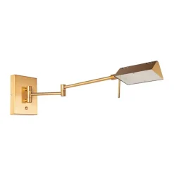 QAZQA Led-Wandleuchten|Wandleuchten*Design Wandleuchte Bronze inkl. LED dimmbar - Notia