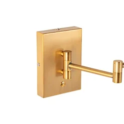 QAZQA Led-Wandleuchten|Wandleuchten*Design Wandleuchte Bronze inkl. LED dimmbar - Notia