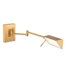 QAZQA Led-Wandleuchten|Wandleuchten*Design Wandleuchte Bronze inkl. LED dimmbar - Notia