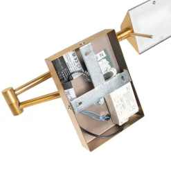 QAZQA Led-Wandleuchten|Wandleuchten*Design Wandleuchte Bronze inkl. LED dimmbar - Notia