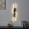 QAZQA Led-Wandleuchten|Wandleuchten*Design Wandleuchte Dunkelbronze 3-Stufen-Dimmbar 2-Licht - Bummy