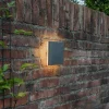 QAZQA Gartenbeleuchtung|Led-Außenleuchten*Design Wandleuchte Graualuminium 15 cm inkl. LED 9W - Skyf
