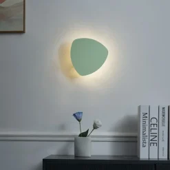 QAZQA Wandleuchten|Wohnzimmerlampen*Design Wandleuchte Grün Organisch 20 cm 2-Lichter - Pulley