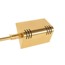 QAZQA Schlafzimmerlampen|Küchenlampen*Design Wandleuchte Messing inkl. LED dimmbar - Notia