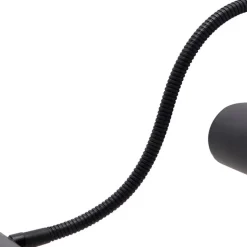 QAZQA Schlafzimmerlampen|Küchenlampen*Design Wandleuchte schwarz 32 cm inkl. LED mit Dimmer - Tableau