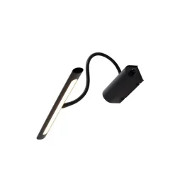 QAZQA Schlafzimmerlampen|Küchenlampen*Design Wandleuchte schwarz 32 cm inkl. LED mit Dimmer - Tableau