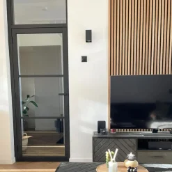 QAZQA Wandleuchten|Wohnzimmerlampen*Design Wandleuchte schwarzes Quadrat - Sabbir