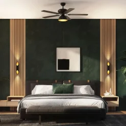 QAZQA Wandleuchten|Wohnzimmerlampen*Design Wandleuchte schwarz mit Gold - Organo L.