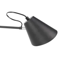 QAZQA Schlafzimmerlampen|Wohnzimmerlampen*Design Wandleuchte schwarz 2-Licht einstellbar - Lune