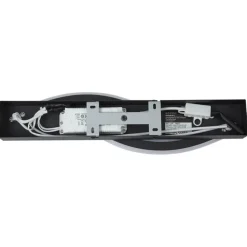 QAZQA Led-Wandleuchten|Wandleuchten*Design Wandleuchte Schwarz 3-Stufen-Dimmbar 2-Licht - Bummy