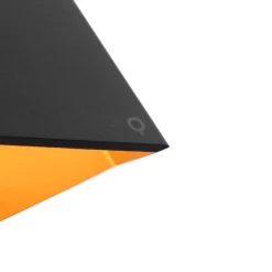 QAZQA Wandleuchten|Wohnzimmerlampen*Design Wandleuchte Schwarz mit Goldener Innenseite - Fold