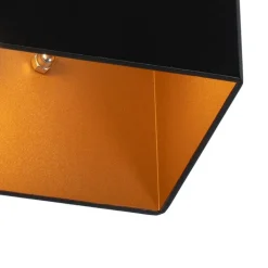 QAZQA Wandleuchten|Wohnzimmerlampen*Design Wandleuchte schwarz mit Gold - Alone S.