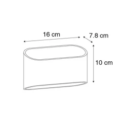 QAZQA Schlafzimmerlampen|Küchenlampen*Design Wandleuchte schwarz mit Gold - Alone R.