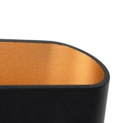 QAZQA Schlafzimmerlampen|Küchenlampen*Design Wandleuchte schwarz mit Gold - Alone R.