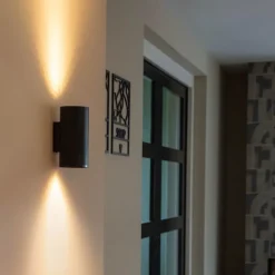 QAZQA Wandleuchten|Wohnzimmerlampen*Design Wandleuchte schwarz - Sab Honey