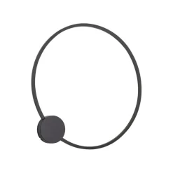 QAZQA Esszimmerlampen|Wohnzimmerlampen*Design Wandleuchte Schwarz 67cm inkl. LED 3-Stufen Dimmbar - Anello