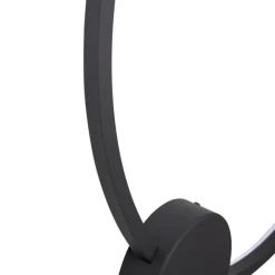 QAZQA Esszimmerlampen|Wohnzimmerlampen*Design Wandleuchte Schwarz 67cm inkl. LED 3-Stufen Dimmbar - Anello