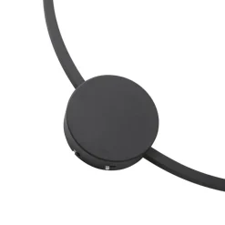 QAZQA Esszimmerlampen|Wohnzimmerlampen*Design Wandleuchte Schwarz 67cm inkl. LED 3-Stufen Dimmbar - Anello